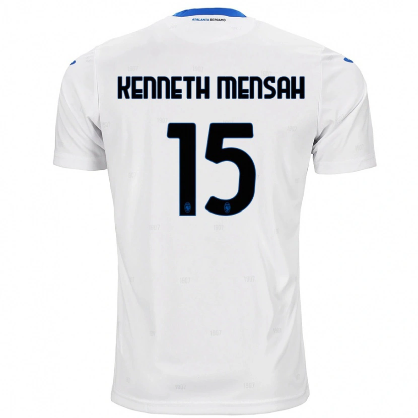 Danxen Heren Anthony Kenneth Mensah #15 Wit Uitshirt Uittenue 2024/25 T-Shirt
