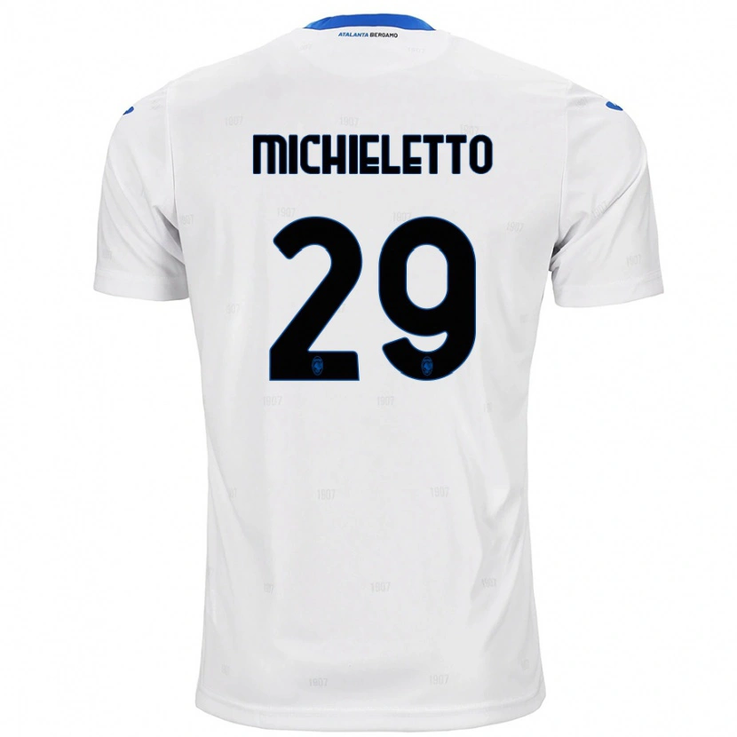 Danxen Heren Andrea Michieletto #29 Wit Uitshirt Uittenue 2024/25 T-Shirt
