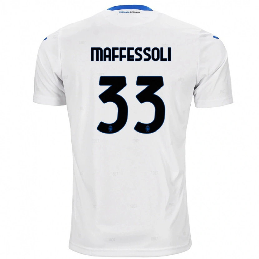 Danxen Heren Manuel Maffessoli #33 Wit Uitshirt Uittenue 2024/25 T-Shirt