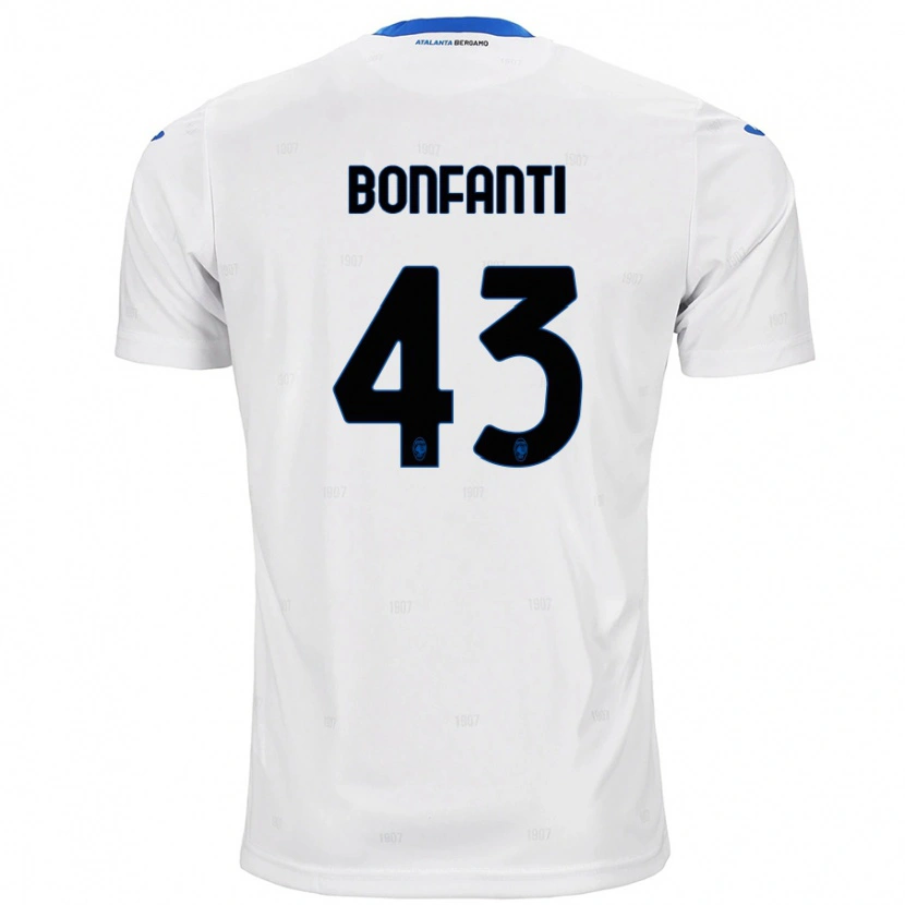Danxen Heren Giovanni Bonfanti #43 Wit Uitshirt Uittenue 2024/25 T-Shirt