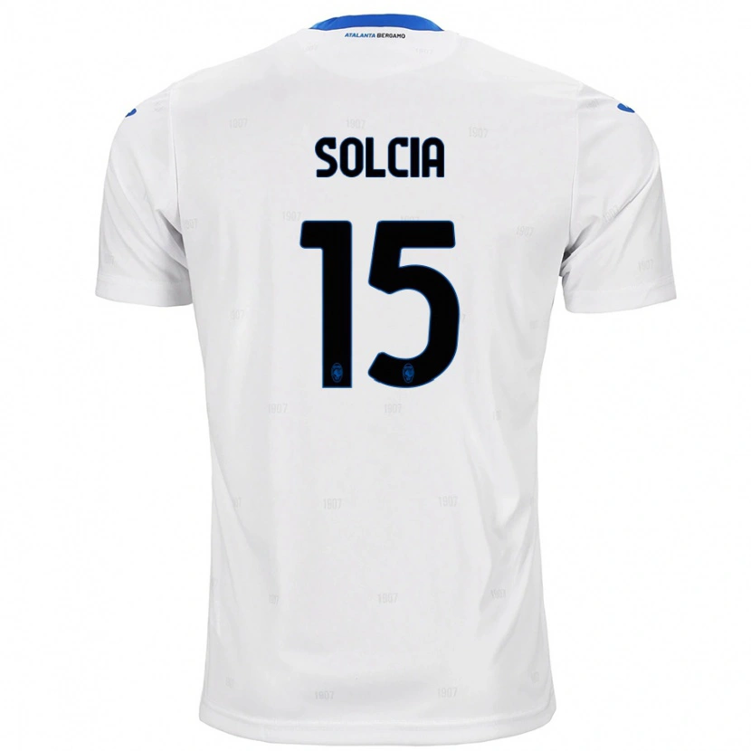 Danxen Heren Daniele Solcia #15 Wit Uitshirt Uittenue 2024/25 T-Shirt