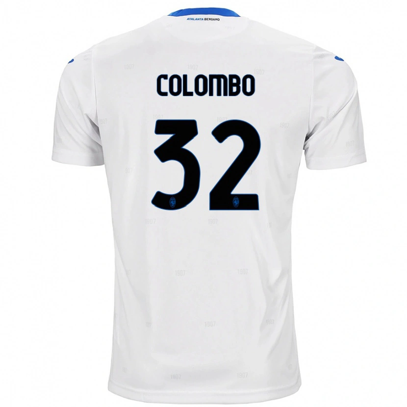 Danxen Heren Matteo Colombo #32 Wit Uitshirt Uittenue 2024/25 T-Shirt