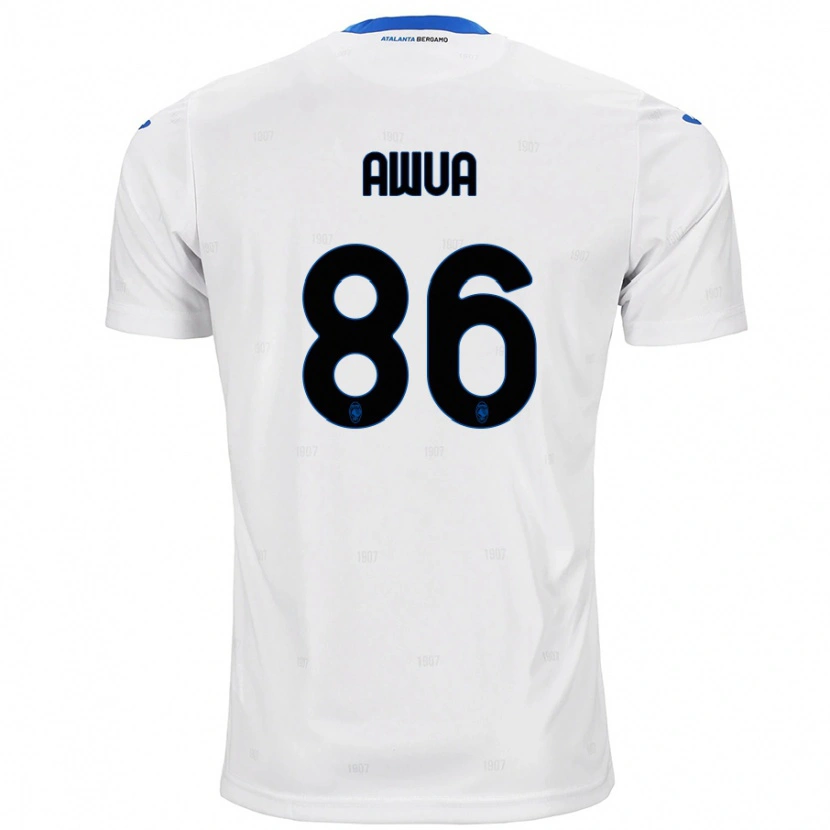 Danxen Heren Theophilus Awua #86 Wit Uitshirt Uittenue 2024/25 T-Shirt