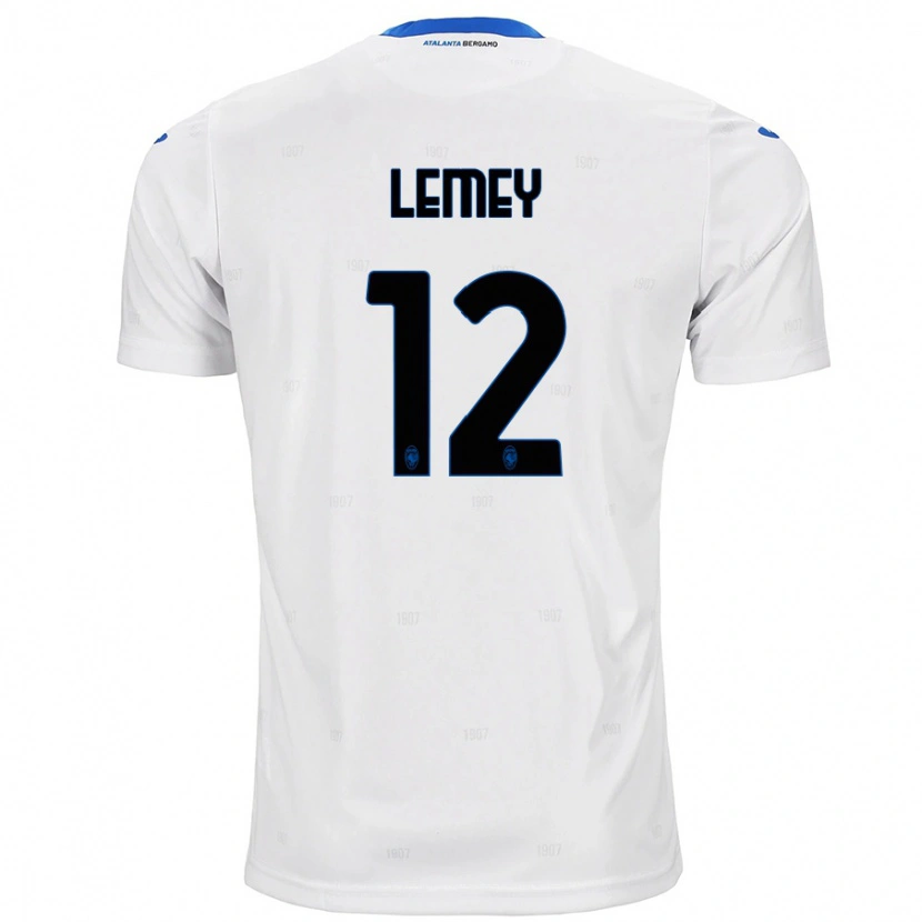 Danxen Heren Diede Lemey #12 Wit Uitshirt Uittenue 2024/25 T-Shirt