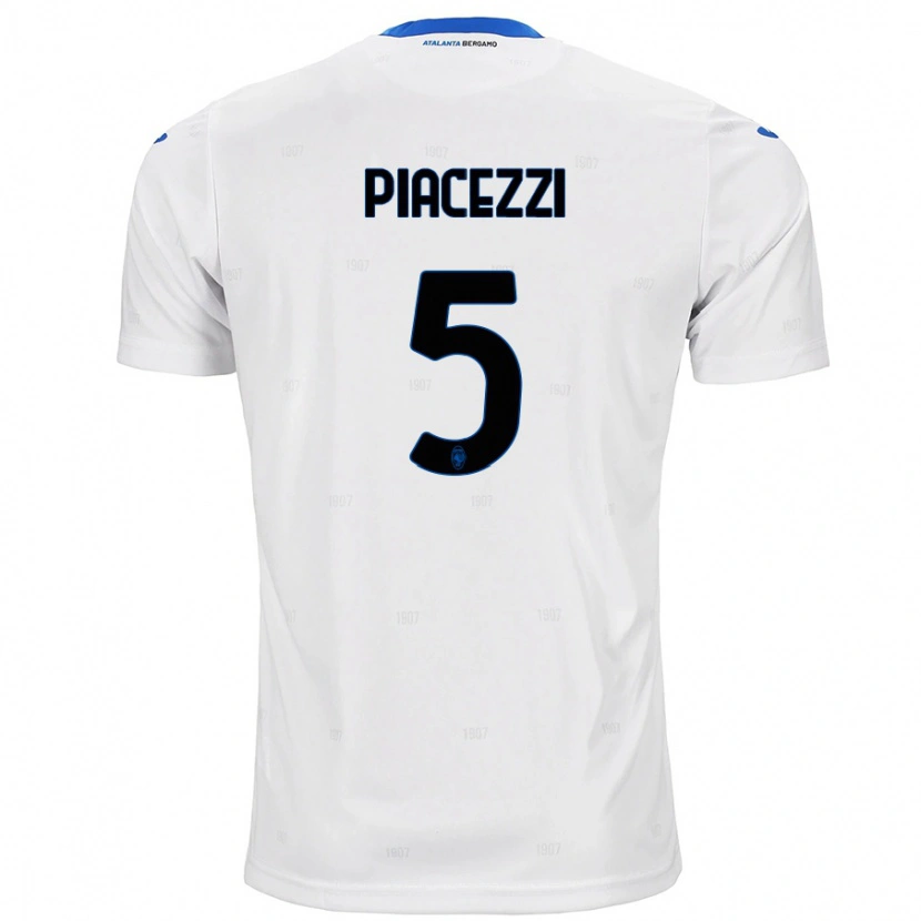 Danxen Heren Eleonora Piacezzi #5 Wit Uitshirt Uittenue 2024/25 T-Shirt