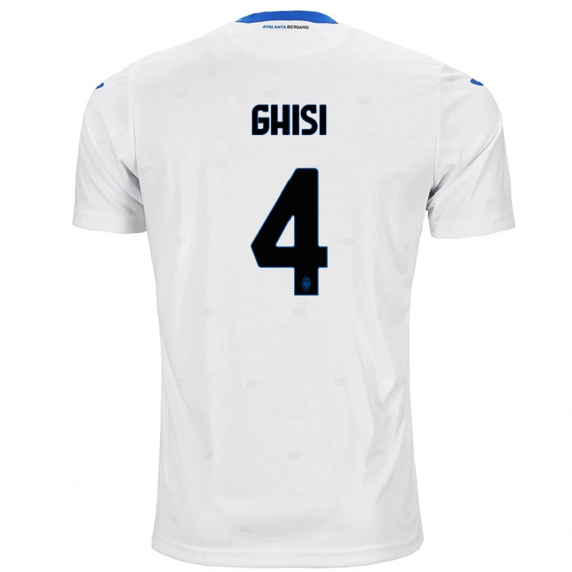 Danxen Heren Laura Ghisi #4 Wit Uitshirt Uittenue 2024/25 T-Shirt
