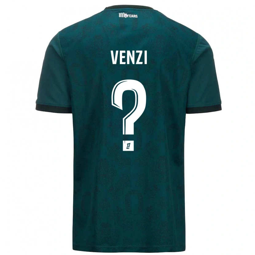 Danxen Heren John Venzi #0 Donkergroen Uitshirt Uittenue 2024/25 T-Shirt