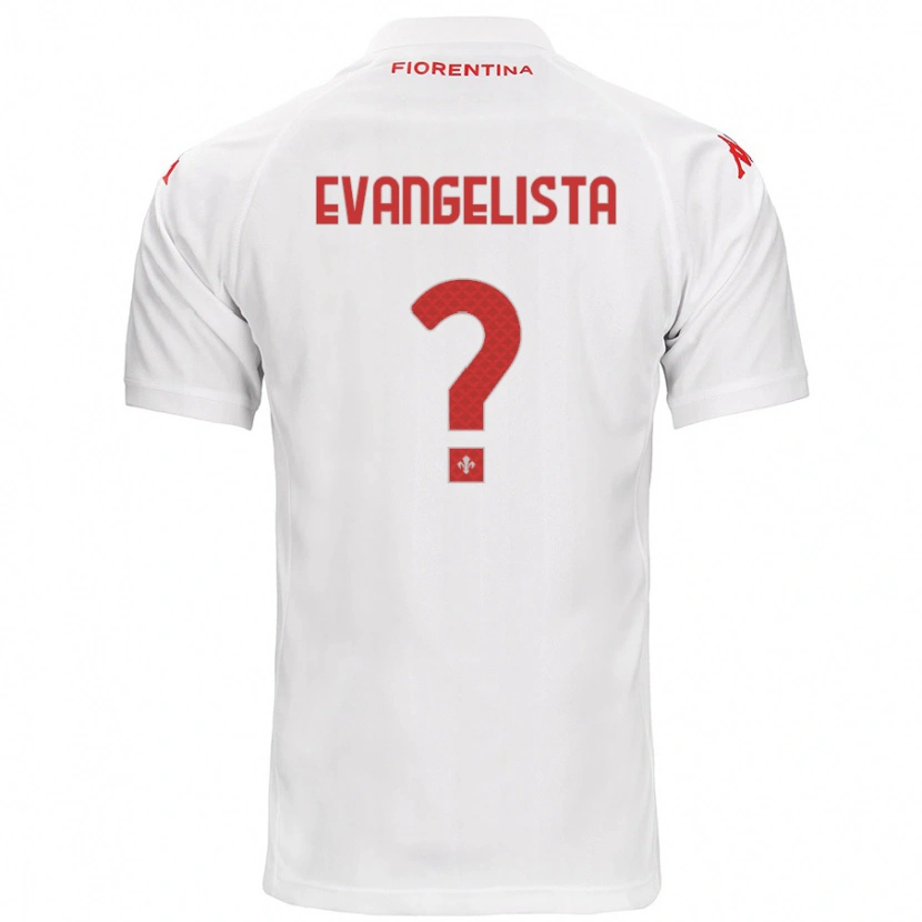 Danxen Heren Carlo Evangelista #0 Wit Uitshirt Uittenue 2024/25 T-Shirt
