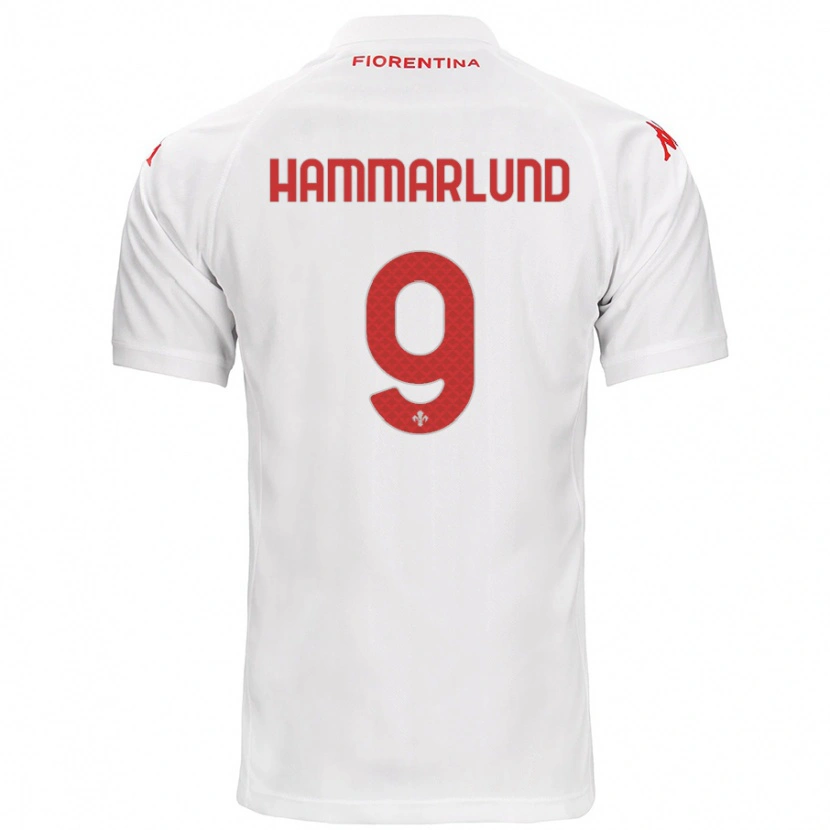 Danxen Heren Pauline Hammarlund #9 Wit Uitshirt Uittenue 2024/25 T-Shirt