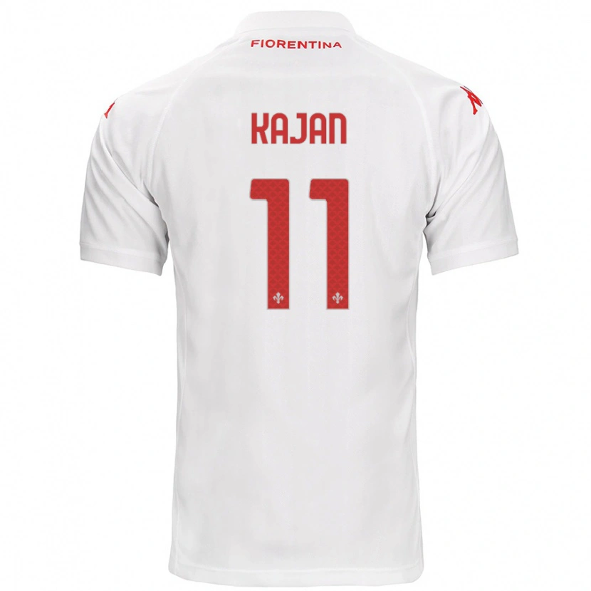 Danxen Heren Zsanett Kaján #11 Wit Uitshirt Uittenue 2024/25 T-Shirt