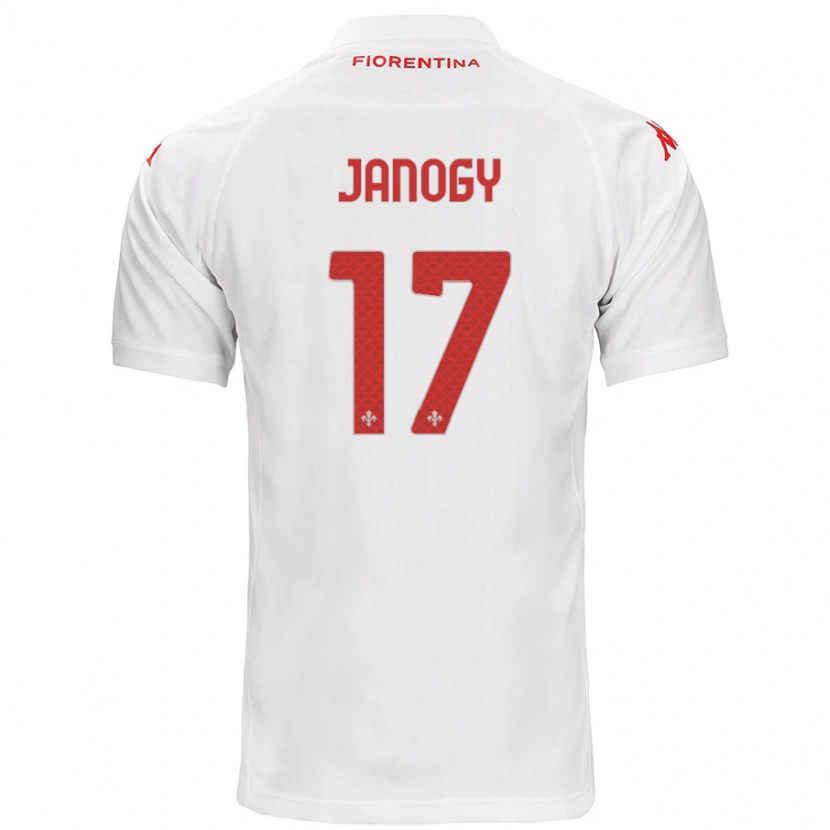 Danxen Heren Madelen Janogy #17 Wit Uitshirt Uittenue 2024/25 T-Shirt