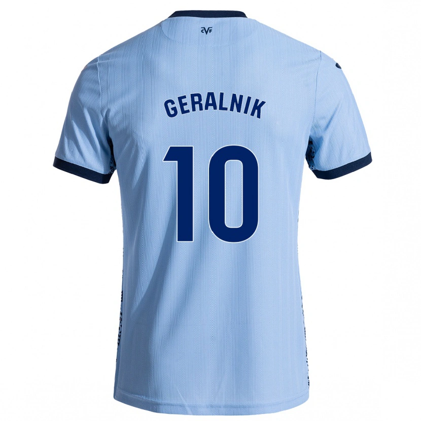 Danxen Heren Tiago Geralnik #10 Hemelsblauw Uitshirt Uittenue 2024/25 T-Shirt