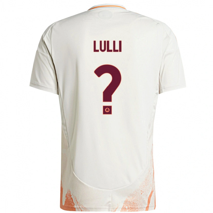 Danxen Heren Emanuele Lulli #0 Crème Wit Oranje Uitshirt Uittenue 2024/25 T-Shirt