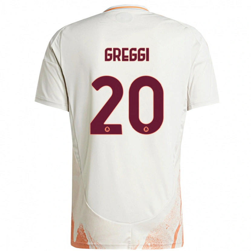 Danxen Heren Giada Greggi #20 Crème Wit Oranje Uitshirt Uittenue 2024/25 T-Shirt