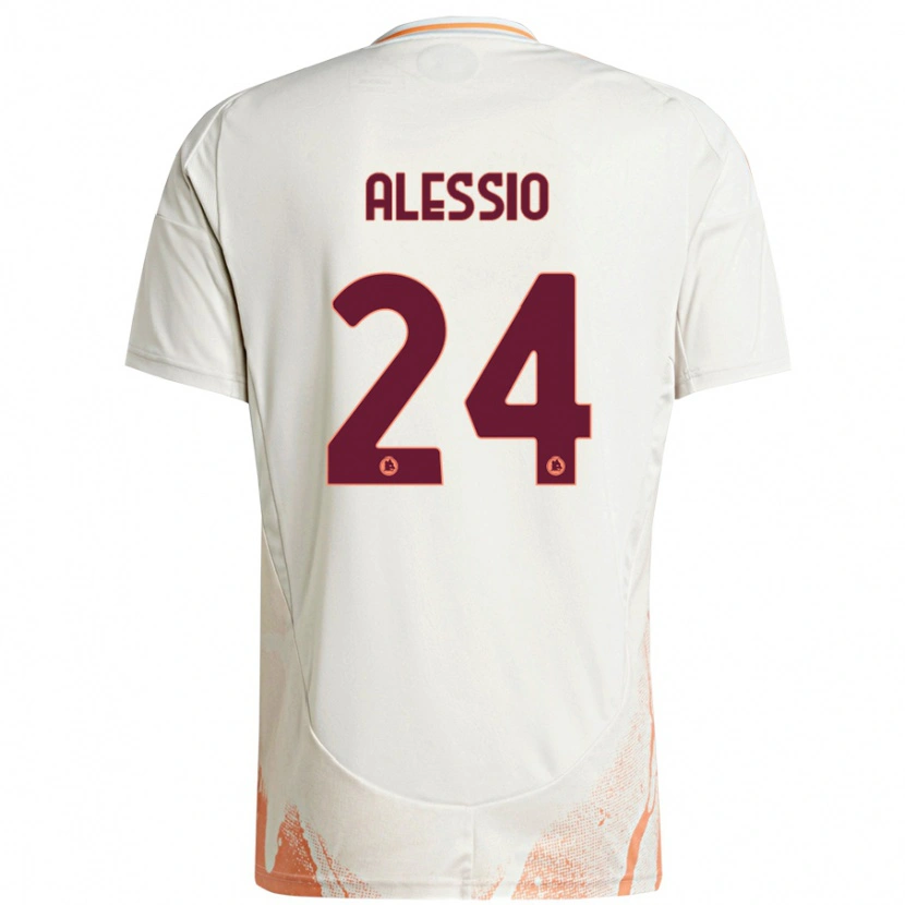 Danxen Heren Filippo Alessio #24 Crème Wit Oranje Uitshirt Uittenue 2024/25 T-Shirt