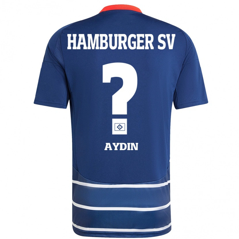 Danxen Heren Emre Aydin #0 Donkerblauw Uitshirt Uittenue 2024/25 T-Shirt
