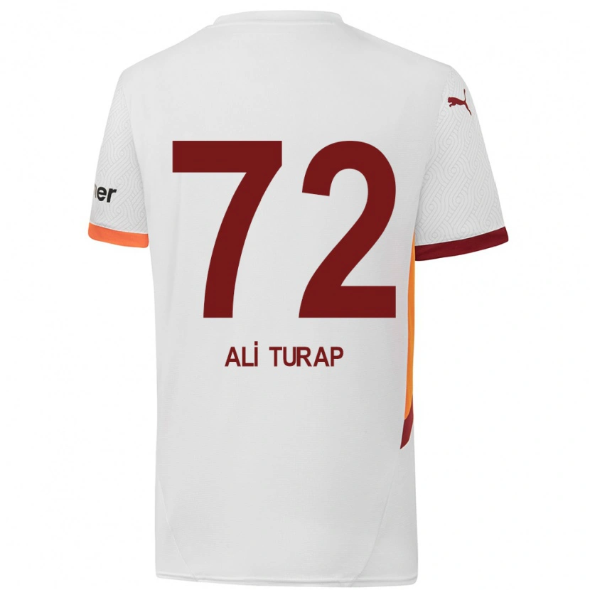 Danxen Heren Ali Turap Bülbül #72 Wit Geel Rood Uitshirt Uittenue 2024/25 T-Shirt