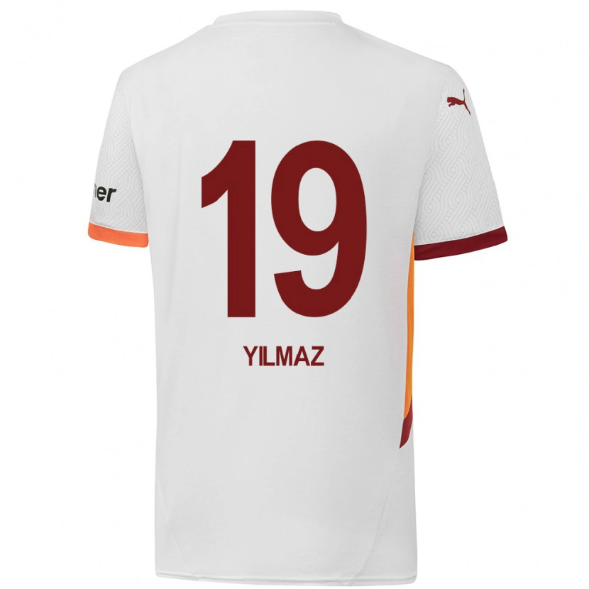 Danxen Heren Zehra Yılmaz #19 Wit Geel Rood Uitshirt Uittenue 2024/25 T-Shirt