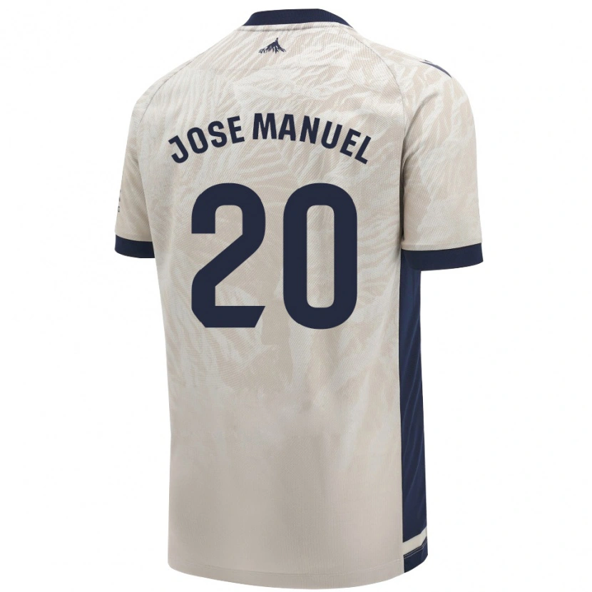 Danxen Heren José Manuel Arnáiz #20 Lichtgrijs Uitshirt Uittenue 2024/25 T-Shirt
