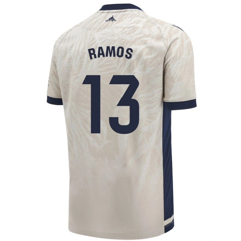 Danxen Heren Darío Ramos #13 Lichtgrijs Uitshirt Uittenue 2024/25 T-Shirt