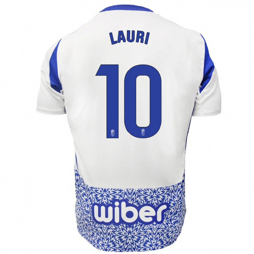 Danxen Heren Lauri #10 Wit Blauw Uitshirt Uittenue 2024/25 T-Shirt