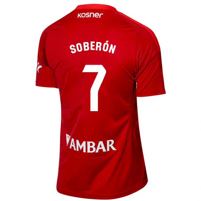 Danxen Heren Mario Soberón #7 Wit Blauw Uitshirt Uittenue 2024/25 T-Shirt
