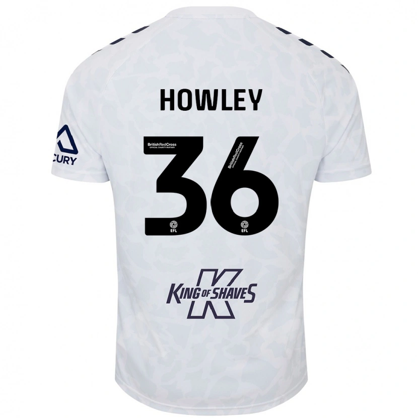 Danxen Heren Ryan Howley #36 Wit Uitshirt Uittenue 2024/25 T-Shirt