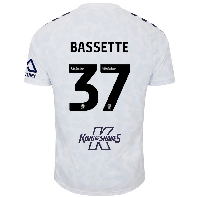 Danxen Heren Norman Bassette #37 Wit Uitshirt Uittenue 2024/25 T-Shirt