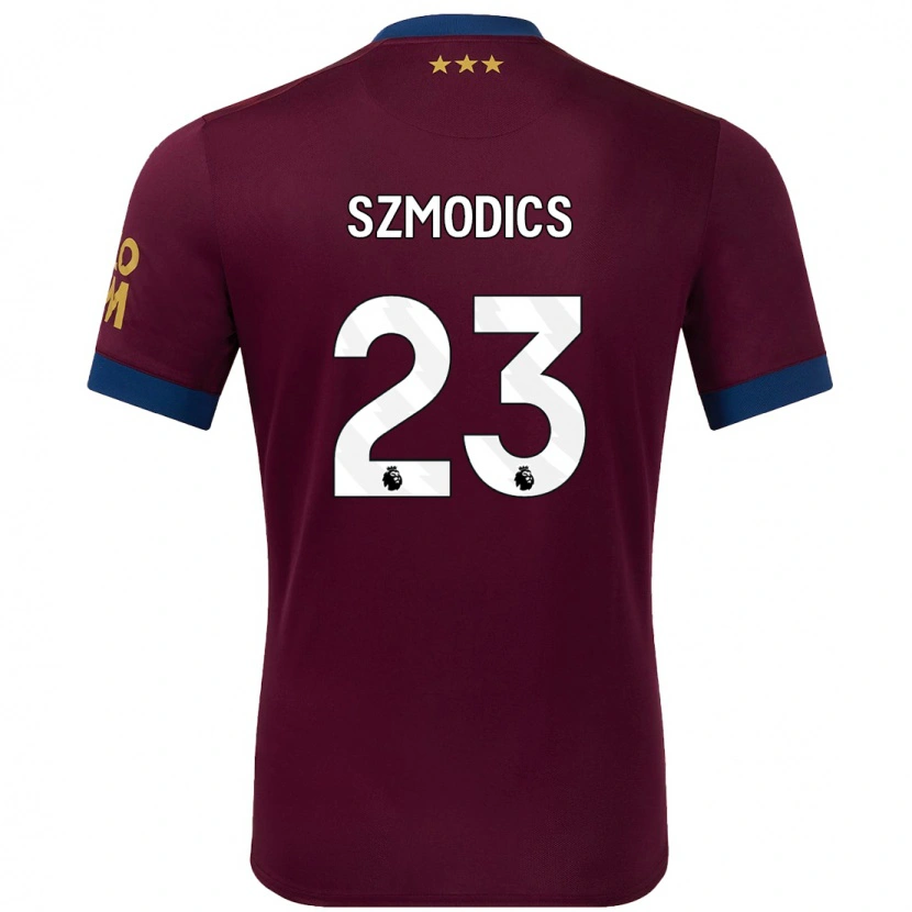 Danxen Heren Sammie Szmodics #23 Bruin Uitshirt Uittenue 2024/25 T-Shirt