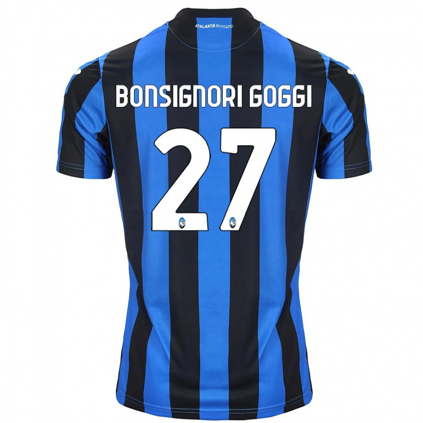 Danxen Dames Lorenzo Bonsignori Goggi #27 Blauw Zwart Thuisshirt Thuistenue 2024/25 T-Shirt