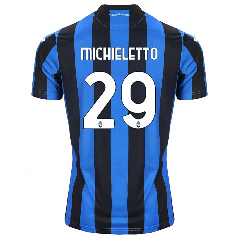 Danxen Dames Andrea Michieletto #29 Blauw Zwart Thuisshirt Thuistenue 2024/25 T-Shirt
