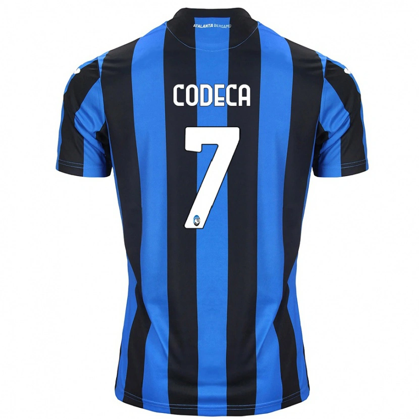 Danxen Dames Bianca Codeca #7 Blauw Zwart Thuisshirt Thuistenue 2024/25 T-Shirt