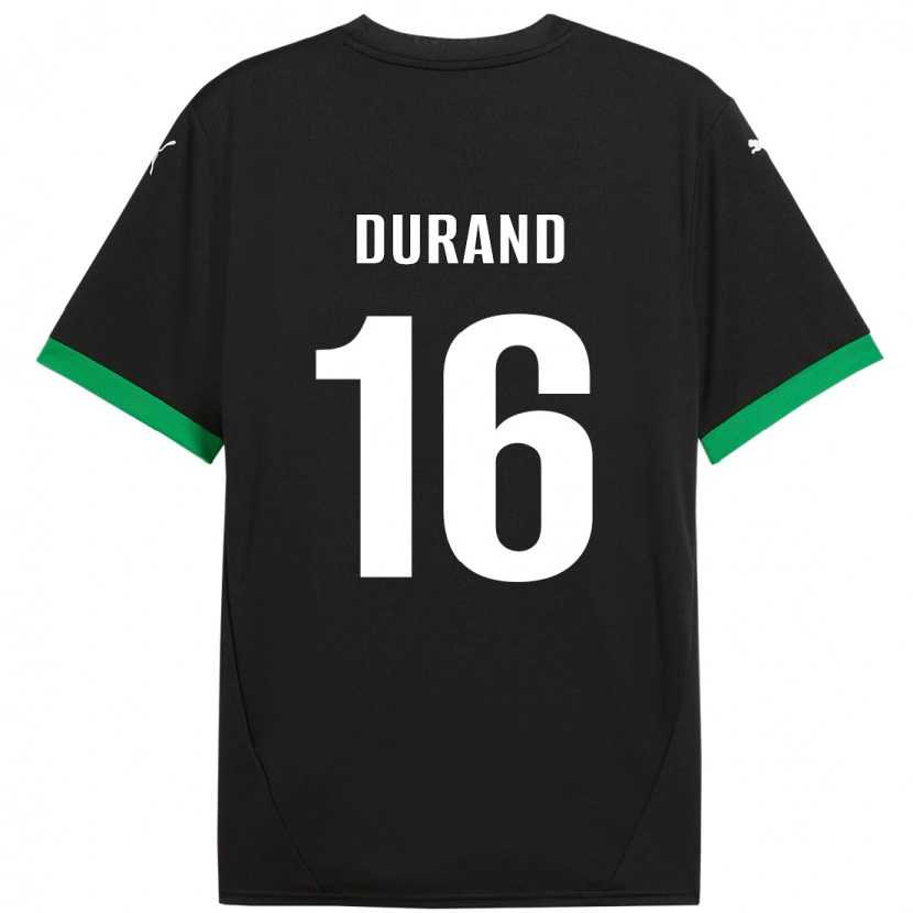 Danxen Dames Solène Durand #16 Zwart Donkergroen Thuisshirt Thuistenue 2024/25 T-Shirt