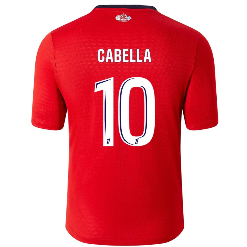 Danxen Dames Rémy Cabella #10 Rood Wit Thuisshirt Thuistenue 2024/25 T-Shirt