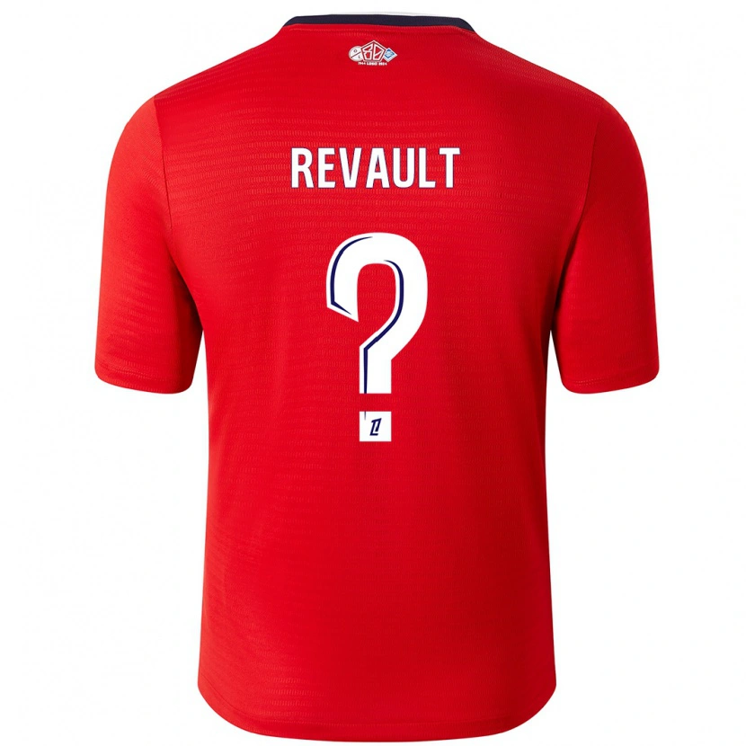 Danxen Dames Joris Revault #0 Rood Wit Thuisshirt Thuistenue 2024/25 T-Shirt