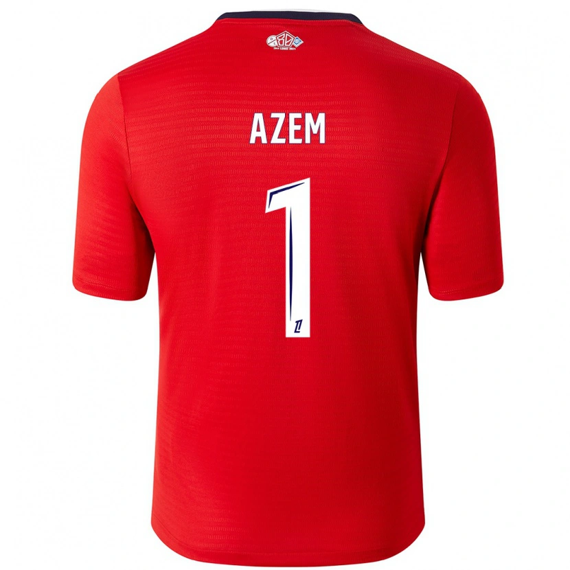 Danxen Dames Floriane Azem #1 Rood Wit Thuisshirt Thuistenue 2024/25 T-Shirt