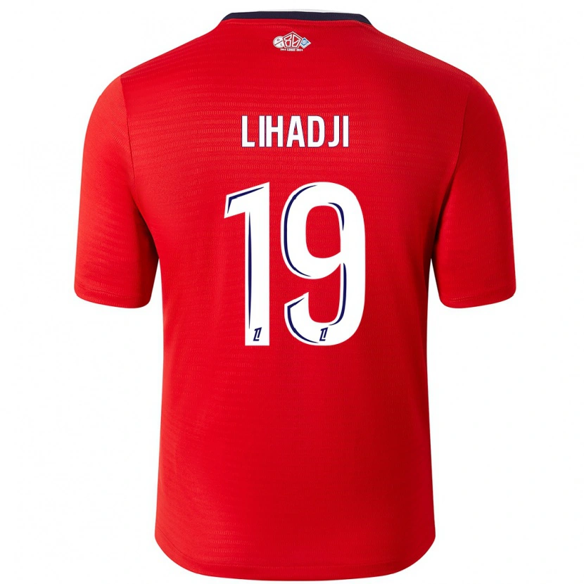 Danxen Dames Isaac Lihadji #19 Rood Wit Thuisshirt Thuistenue 2024/25 T-Shirt