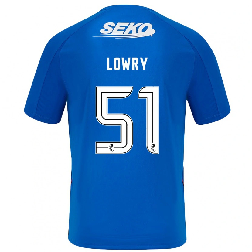 Danxen Dames Alex Lowry #51 Donkerblauw Thuisshirt Thuistenue 2024/25 T-Shirt
