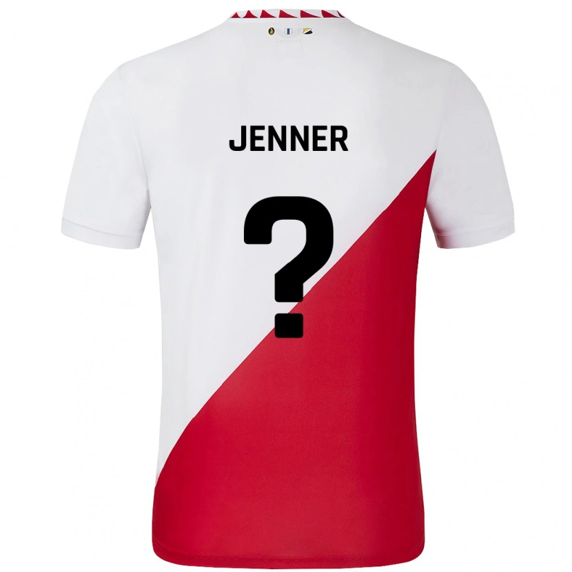 Danxen Dames Ivar Jenner #0 Wit Rood Thuisshirt Thuistenue 2024/25 T-Shirt