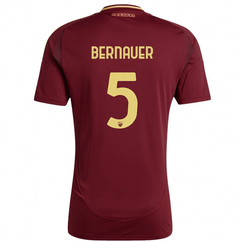 Danxen Dames Vanessa Bernauer #5 Rood Bruin Goud Thuisshirt Thuistenue 2024/25 T-Shirt