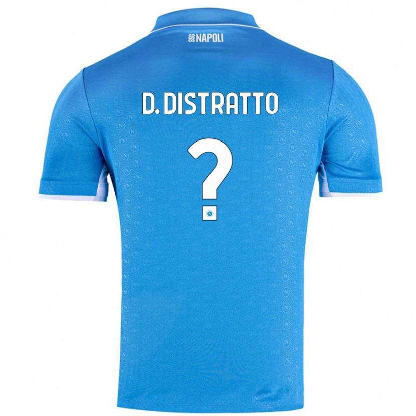 Danxen Dames Donato Distratto #0 Hemelsblauw Thuisshirt Thuistenue 2024/25 T-Shirt