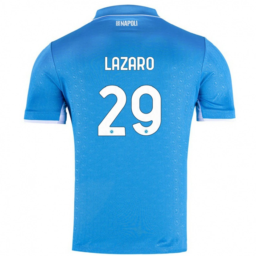 Danxen Dames Paloma Lázaro #29 Hemelsblauw Thuisshirt Thuistenue 2024/25 T-Shirt