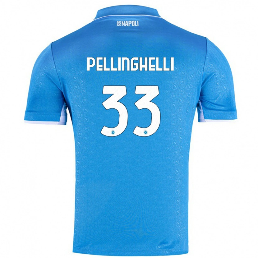 Danxen Dames Alice Pellinghelli #33 Hemelsblauw Thuisshirt Thuistenue 2024/25 T-Shirt