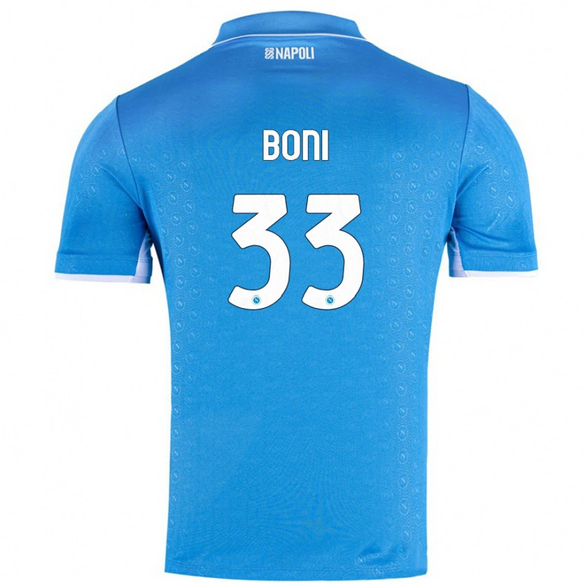 Danxen Dames Landry Boni #33 Hemelsblauw Thuisshirt Thuistenue 2024/25 T-Shirt