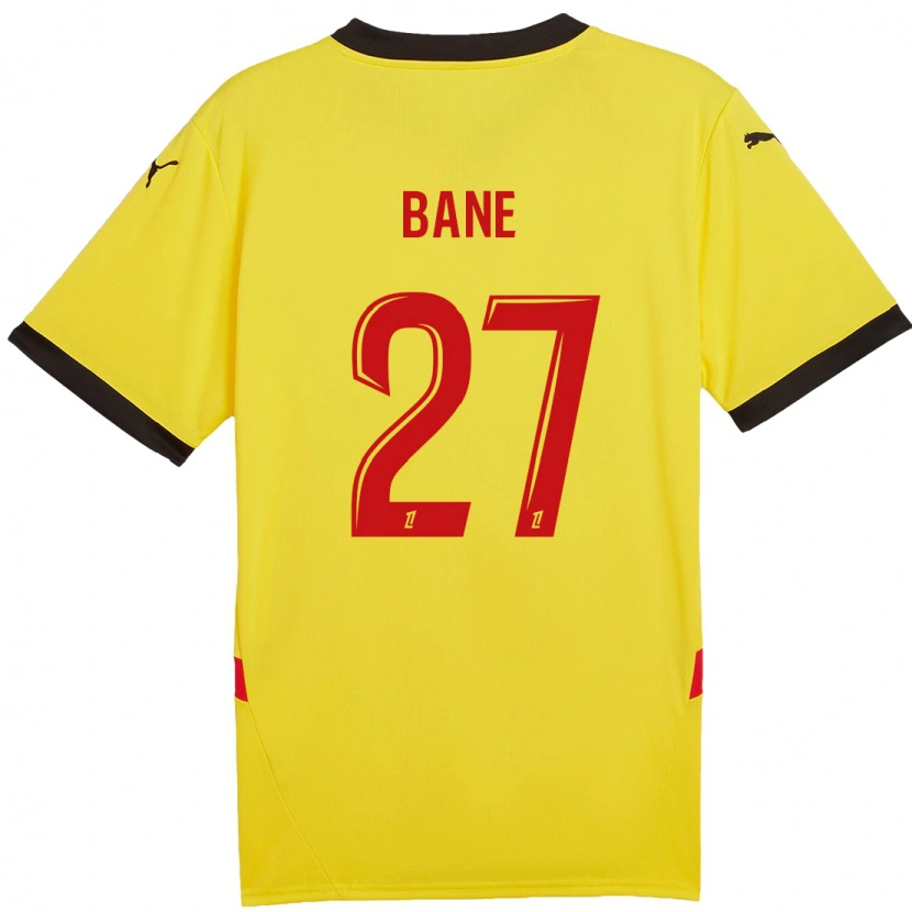 Danxen Dames Sidi Bane #27 Geel Rood Thuisshirt Thuistenue 2024/25 T-Shirt
