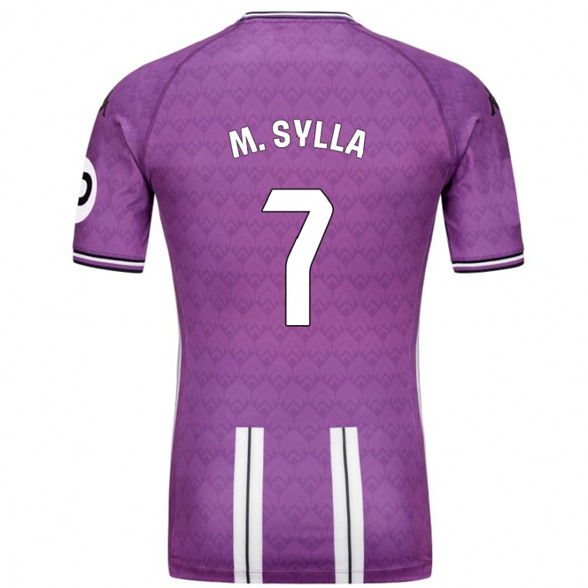 Danxen Dames Mamadou Sylla #7 Paars Wit Thuisshirt Thuistenue 2024/25 T-Shirt