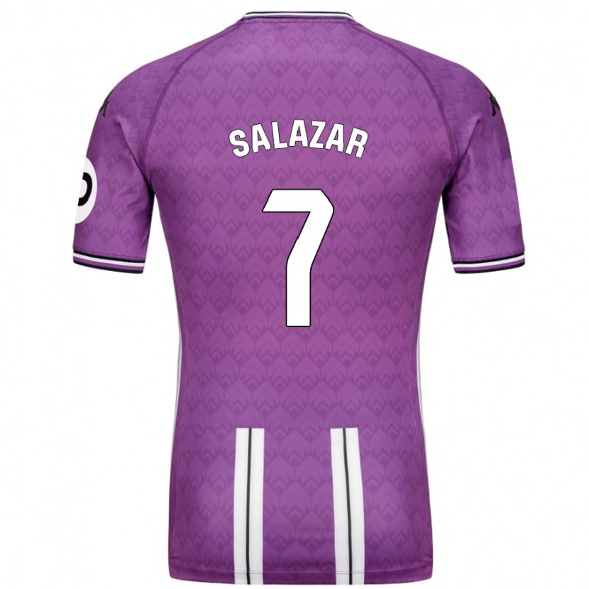 Danxen Dames Israel Salazar #7 Paars Wit Thuisshirt Thuistenue 2024/25 T-Shirt