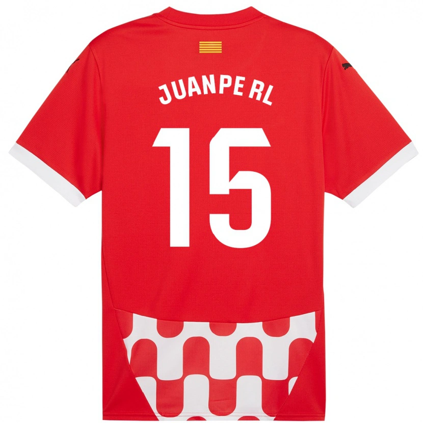 Danxen Dames Juanpe #15 Rood Wit Thuisshirt Thuistenue 2024/25 T-Shirt