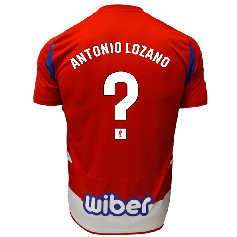 Danxen Dames José Antonio Lozano #0 Rood Wit Blauw Thuisshirt Thuistenue 2024/25 T-Shirt