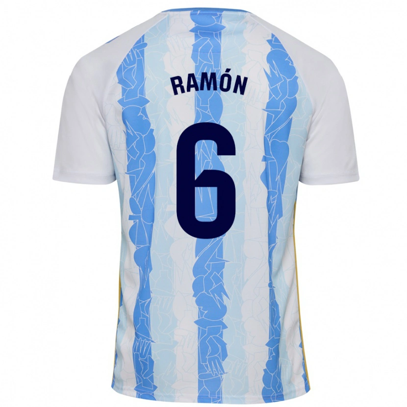 Danxen Dames Ramón Enríquez #6 Wit Blauw Thuisshirt Thuistenue 2024/25 T-Shirt